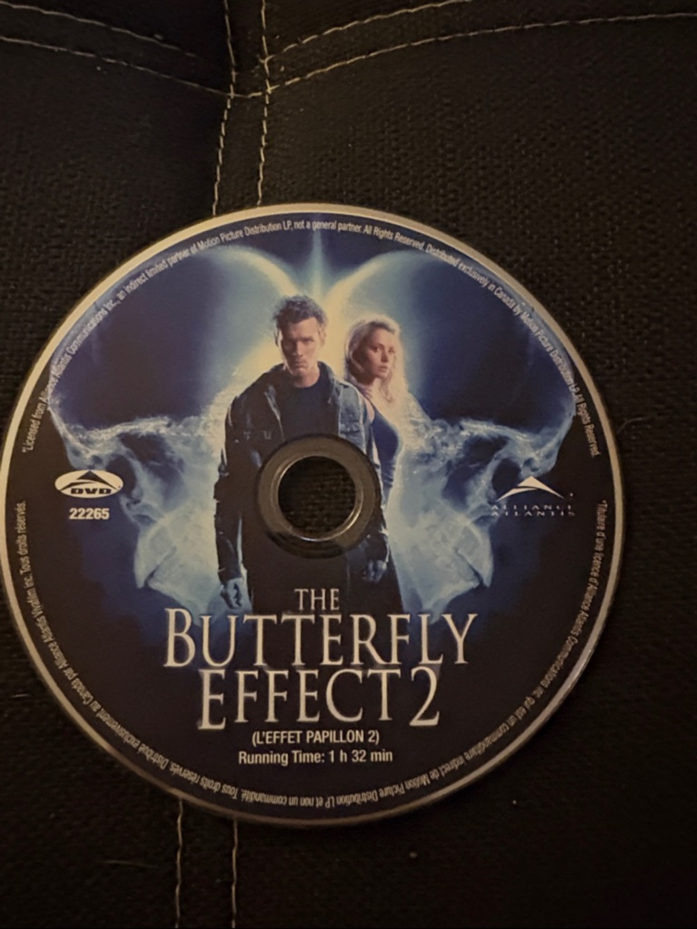 The Butterfly Effect 2 DVD  only disk no cover